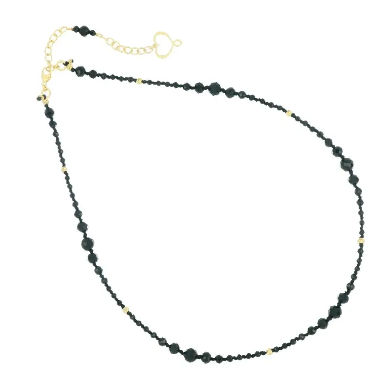 COLLANA ONDA NERA NODI DONNA MAMAN ET SOPHIE COLLANA ONDA NERA NODI DONNA MAMAN ET SOPHIE