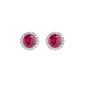 ORECCHINI DIAMOND ZIRCONE TONDO RUBINO DONNA AMEN ORECCHINI DIAMOND ZIRCONE TONDO RUBINO DONNA AMEN