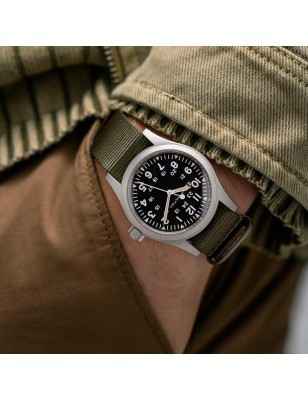OROLOGIO A CARICA MANUALE FIELD UOMO HAMILTON KHAKI MECHANICAL