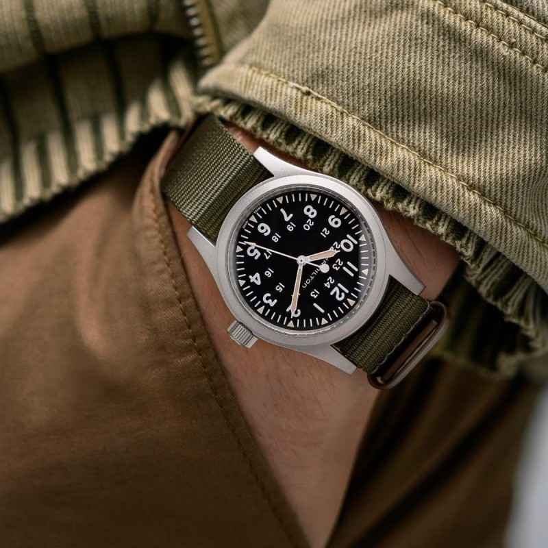 OROLOGIO A CARICA MANUALE FIELD UOMO HAMILTON KHAKI MECHANICAL OROLOGIO A CARICA MANUALE FIELD UOMO HAMILTON KHAKI MECHANICAL