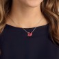 COLLANA PENDENTE ICONIC SWAN RED DONNA SWAROVSKI COLLANA PENDENTE ICONIC SWAN RED DONNA SWAROVSKI