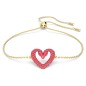 BRACCIALE UNA CUORE ROSSO DONNA SWAROVSKI BRACCIALE UNA CUORE ROSSO DONNA SWAROVSKI