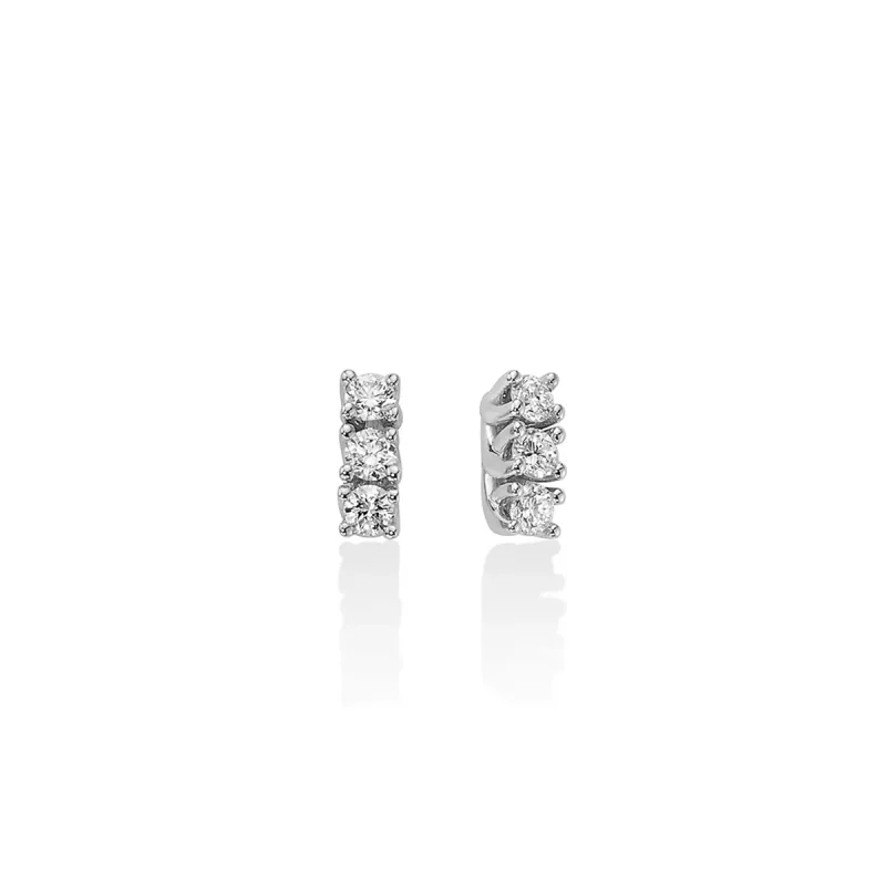 ORECCHINI TRILOGY DIAMANTI ORO BIANCO DONNA MILUNA ORECCHINI TRILOGY DIAMANTI ORO BIANCO DONNA MILUNA