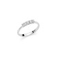 ANELLO ORO 5 DIAMANTI DONNA MILUNA I DIAMANTI
