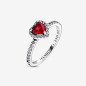 ANELLO CUORE IN RILIEVO ROSSO MIS.48 PANDORA ANELLO CUORE IN RILIEVO ROSSO MIS.48 PANDORA