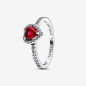 ANELLO CUORE IN RILIEVO ROSSO MIS.48 PANDORA ANELLO CUORE IN RILIEVO ROSSO MIS.48 PANDORA