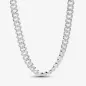 COLLANA CON MAGLIA CUBANA E PAVE' DONNA PANDORA COLLANA CON MAGLIA CUBANA E PAVE' DONNA PANDORA