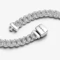 COLLANA CON MAGLIA CUBANA E PAVE' DONNA PANDORA COLLANA CON MAGLIA CUBANA E PAVE' DONNA PANDORA