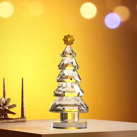 DECORAZIONE ALBERO DI NATALE IN CRISTALLO DONNA OTTAVIANI 
