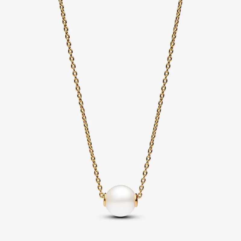 COLLANA DORATA CON PERLA D'ACQUA DOLCE DONNA PANDORA COLLANA DORATA CON PERLA D'ACQUA DOLCE DONNA PANDORA