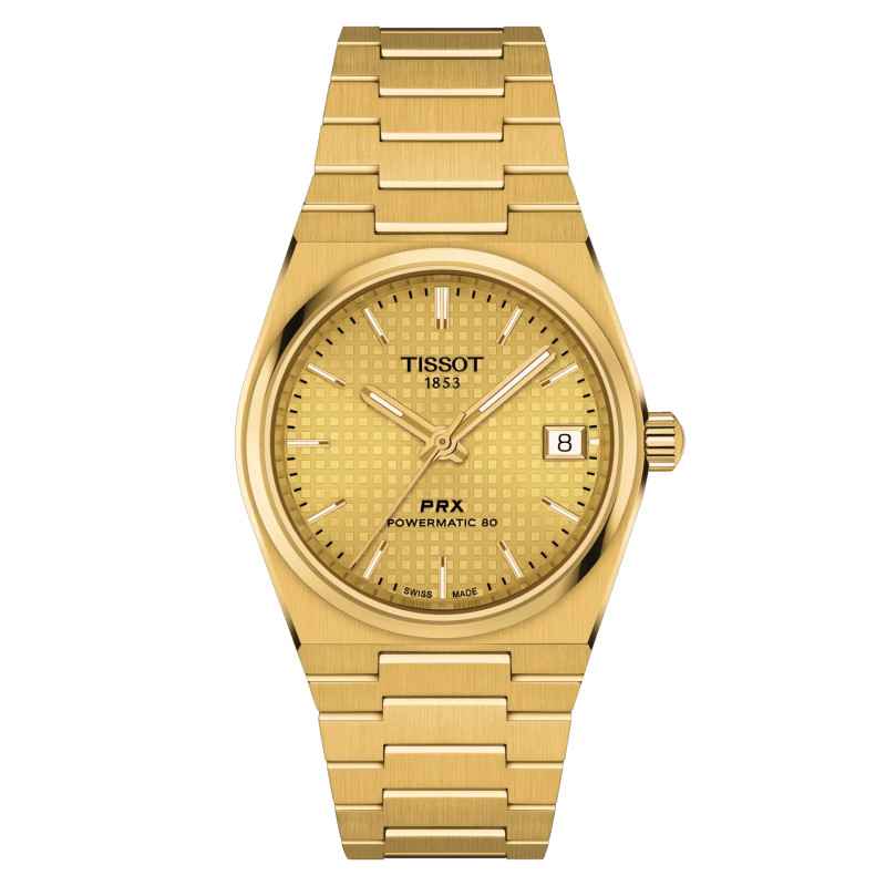 OROLOGIO POWERMATIC 80 DONNA TISSOT PRX AUTO GOLD OROLOGIO POWERMATIC 80 DONNA TISSOT PRX AUTO GOLD