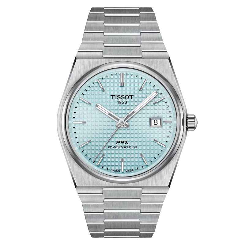 OROLOGIO POWERMATIC 80 GHIACCIO 40MM UOMO TISSOT PRX OROLOGIO POWERMATIC 80 GHIACCIO 40MM UOMO TISSOT PRX