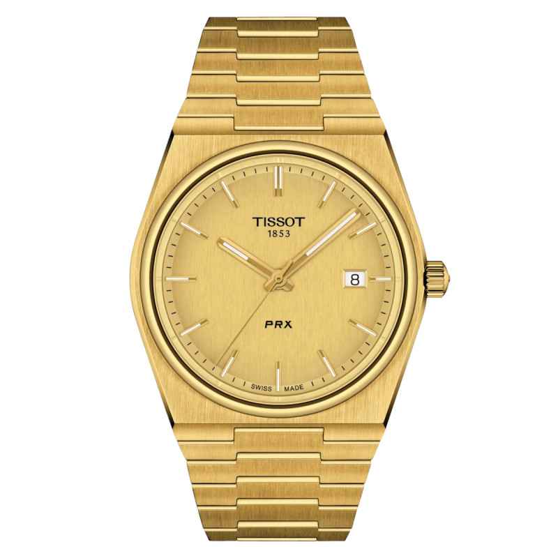 OROLOGIO COLOR ORO UOMO TISSOT PRX OROLOGIO COLOR ORO UOMO TISSOT PRX