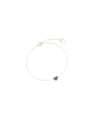 BRACCIALE 18KT CUORE CROMATO DONNA MAMAN ET SOPHIE 