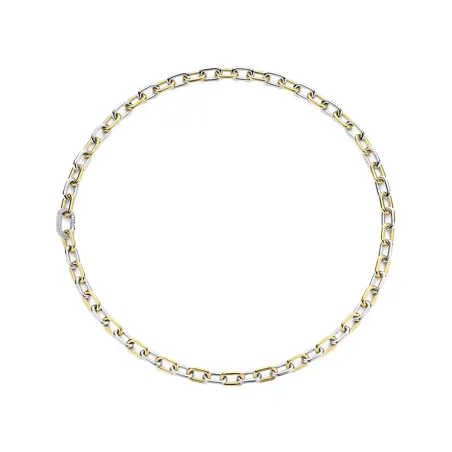 COLLANA MAGLIE BICOLORE ZIRCONI DONNA TI SENTO 