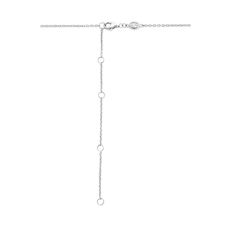 COLLANA PENDENTE CUORE DORATO PAVE ZIRCONI DONNA TI SENTO 