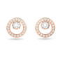 ORECCHINI A LOBO COLOR ORO ROSA DONNA SWAROVSKI ORECCHINI A LOBO COLOR ORO ROSA DONNA SWAROVSKI