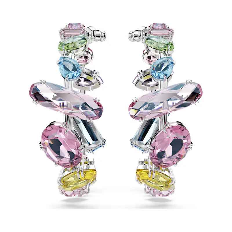 ORECCHINI A CERCHIO GEMA MULTICOLORE DONNA SWAROVSKI ORECCHINI A CERCHIO GEMA MULTICOLORE DONNA SWAROVSKI