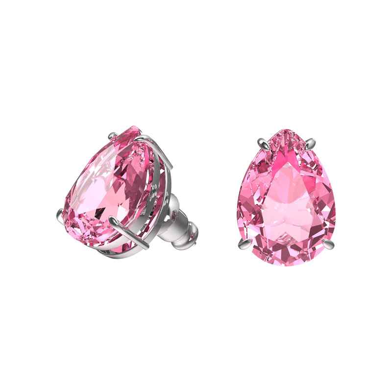 ORECCHINI TEARDROP ROSA DONNA SWAROVSKI GEMA ORECCHINI TEARDROP ROSA DONNA SWAROVSKI GEMA