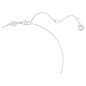 COLLANA PENDENTE DEXTERA BIANCO DONNA SWAROVSKI COLLANA PENDENTE DEXTERA BIANCO DONNA SWAROVSKI