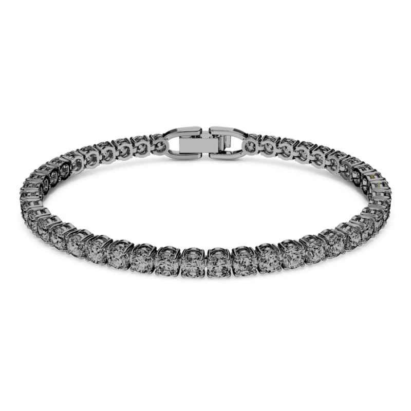 BRACCIALE TENNIS DELUXE GRIGIO MIS.M DONNA SWAROVSKI BRACCIALE TENNIS DELUXE GRIGIO MIS.M DONNA SWAROVSKI