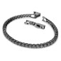 BRACCIALE TENNIS DELUXE GRIGIO MIS.M DONNA SWAROVSKI BRACCIALE TENNIS DELUXE GRIGIO MIS.M DONNA SWAROVSKI