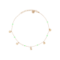 CAVIGLIERA CON CHARMS E SMALTO VERDE DONNA RUE DES MILLE CAVIGLIERA CON CHARMS E SMALTO VERDE DONNA RUE DES MILLE