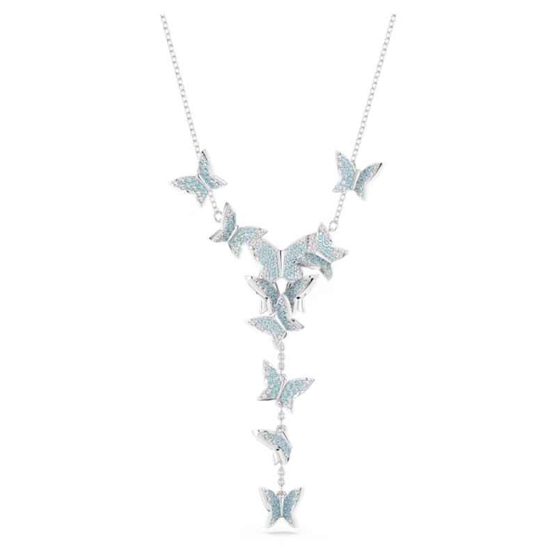 COLLANA A Y LILIA FARFALLA BLU DONNA SWAROVSKI COLLANA A Y LILIA FARFALLA BLU DONNA SWAROVSKI