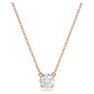 COLLANA PENDENTE PLACCATO ORO ROSA DONNA SWAROVSKI STILLA COLLANA PENDENTE PLACCATO ORO ROSA DONNA SWAROVSKI STILLA
