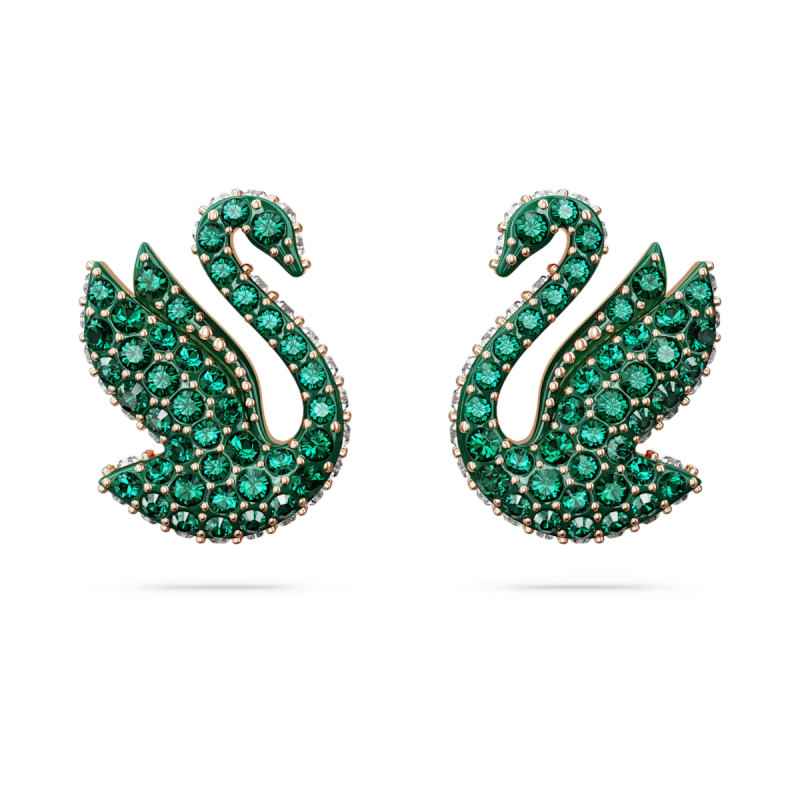 ORECCHINI LOBO ICONIC SWAN VERDE DONNA SWAROVSKI ORECCHINI LOBO ICONIC SWAN VERDE DONNA SWAROVSKI