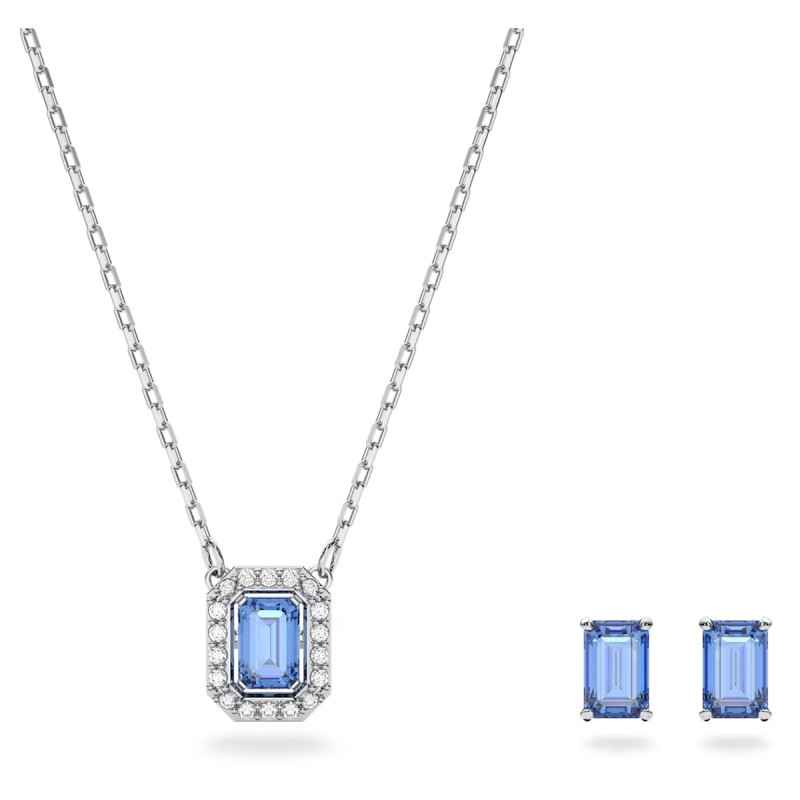 SET UNA TAGLIO OTTAGONALE BLU DONNA SWAROVSKI SET UNA TAGLIO OTTAGONALE BLU DONNA SWAROVSKI