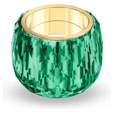 ANELLO NIRVANA VERDE FINITURA TONO DORATO DONNA SWAROVSKI 