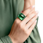 ANELLO NIRVANA VERDE FINITURA TONO DORATO DONNA SWAROVSKI ANELLO NIRVANA VERDE FINITURA TONO DORATO DONNA SWAROVSKI