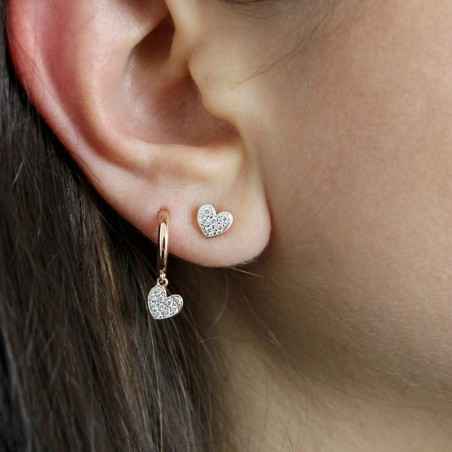 ORECCHINI A LOBO CUORE DONNA RUE DES MILLE