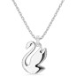 COLLANA PENDENTE CIGNO BLU MEDIO ICONIC SWAN DONNA SWAROVSKI COLLANA PENDENTE CIGNO BLU MEDIO ICONIC SWAN DONNA SWAROVSKI