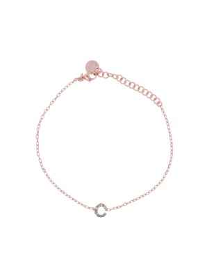 BRACCIALE LETTERA C CON ZIRCONI DONNA RUE DES MILLE  BRZ-011 INIZ AU C RUE DES MILLE