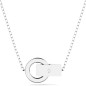 COLLANA PENDENTE DEXTERA ANELLO CONCATENATO BLU DONNA SWAROVSKI COLLANA PENDENTE DEXTERA ANELLO CONCATENATO BLU DONNA SWAROVSKI