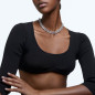 COLLANA BIANCA DONNA SWAROVSKI MILLENIA COLLANA BIANCA DONNA SWAROVSKI MILLENIA
