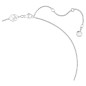 COLLANA PENDENTE CUORE GRANDE SWAROVSKI UNA COLLANA PENDENTE CUORE GRANDE SWAROVSKI UNA