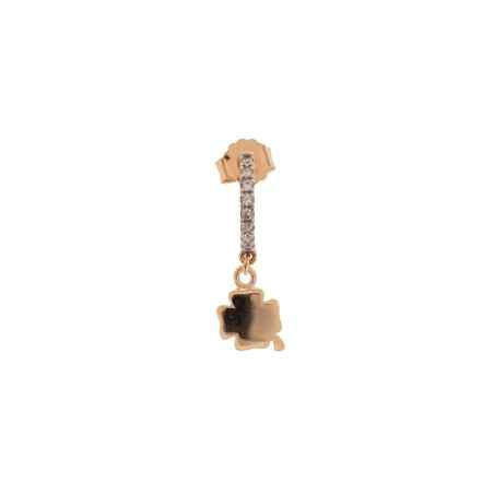 MONORECCHINO FASCETTA ZIRCONI E QUADRIFOGLIO DONNA RUE DES MILLE  ORZ-FA QUAD RUE DES MILLE