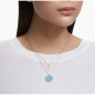 COLLANA PENDENTE BLU DONNA SWAROVSKI GINGER COLLANA PENDENTE BLU DONNA SWAROVSKI GINGER