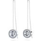 ORECCHINI PENDENTI HOLLOW ANELLO CONCATENATO DONNA SWAROVSKI 