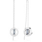 ORECCHINI PENDENTI HOLLOW ANELLO CONCATENATO DONNA SWAROVSKI 