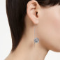 ORECCHINI PENDENTI HOLLOW ANELLO CONCATENATO DONNA SWAROVSKI 