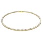 COLLANA TENNIS DELUXE TAGLIO TONDO ORO SWAROVSKI COLLANA TENNIS DELUXE TAGLIO TONDO ORO SWAROVSKI
