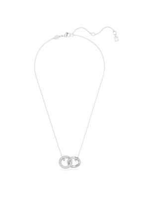 COLLANA DEXTERA PENDENTE ANELLO CONCATENATO DONNA SWAROVSKI  5670251 SWAROVSKI