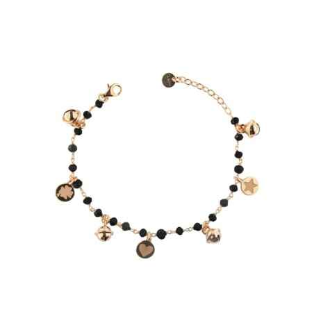 BRACCIALE GISPY CHIC CON CRISTALLI DONNA RUE DES MILLE  BR-GIP 1 V4 N RUE DES MILLE