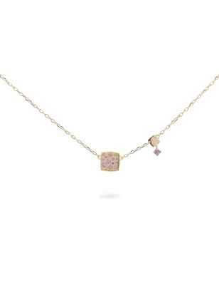 GIROCOLLO QUADRATO PAVE' E MINI CASTONE RUE DES MILLE GRZ-018 M1 TV C AU RUE DES MILLE