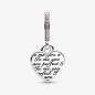 CHARM PENDENTE CUORE INFINITO MAMMA SEI PERFETTA DONNA PANDORA CHARM PENDENTE CUORE INFINITO MAMMA SEI PERFETTA DONNA PANDORA