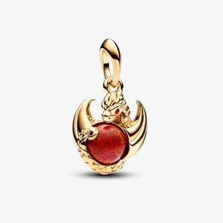 CHARM PENDENTE FUOCO DI DRAGO DONNA PANDORA  762972C01 PANDORA